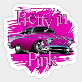 Pretty in Pink - '57 Chevy Sticker